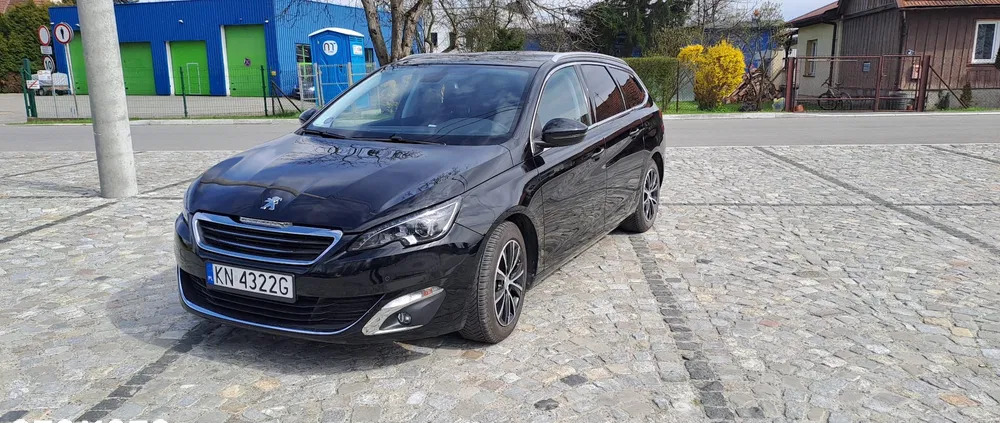 małopolskie Peugeot 308 cena 37500 przebieg: 96720, rok produkcji 2016 z Ostrów Lubelski
